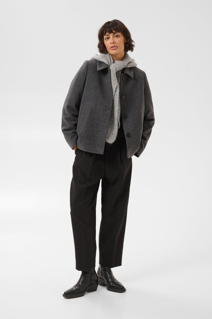Lamilla Outerwear - Medium Grey Melange