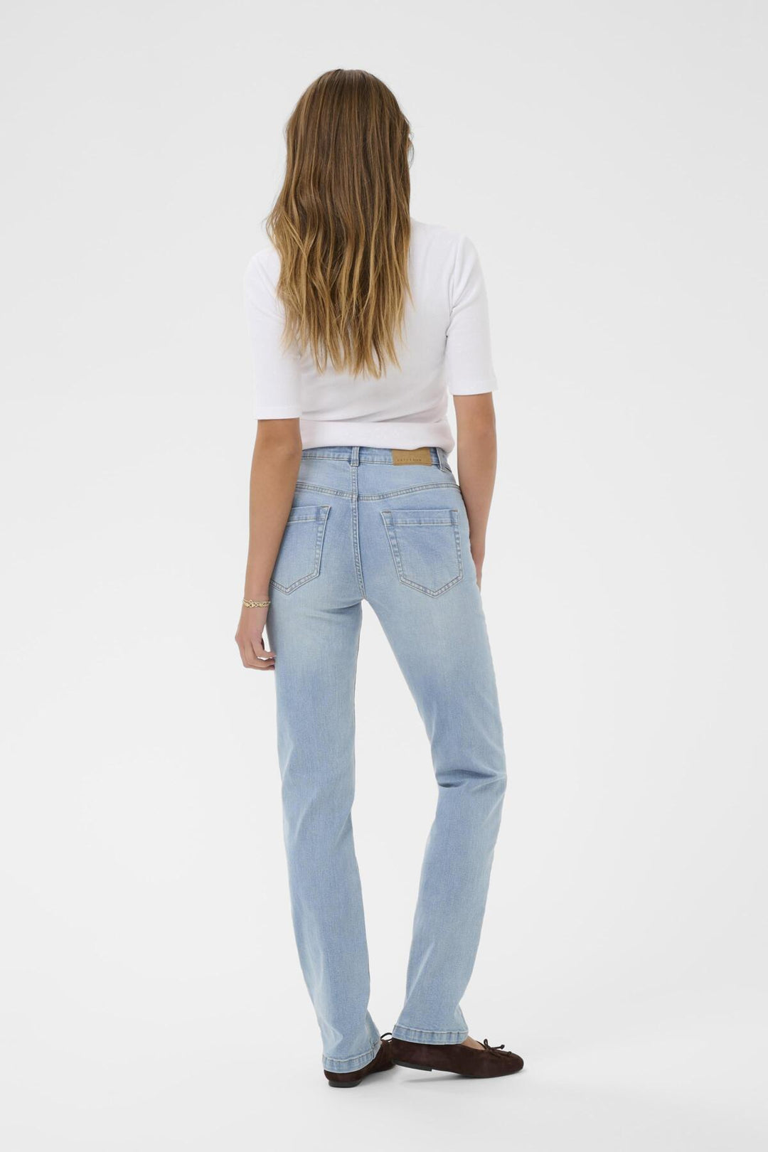 KAmaris Reg Fit Jeans - Light Blue Washed Denim