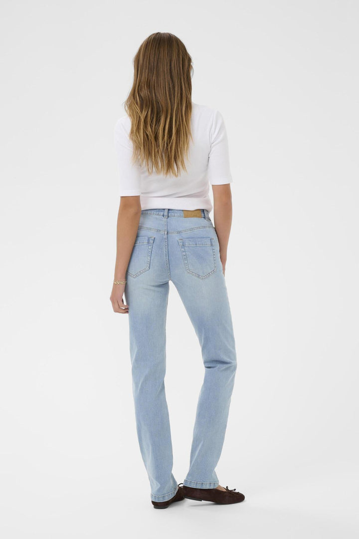 KAmaris Reg Fit Jeans - Light Blue Washed Denim
