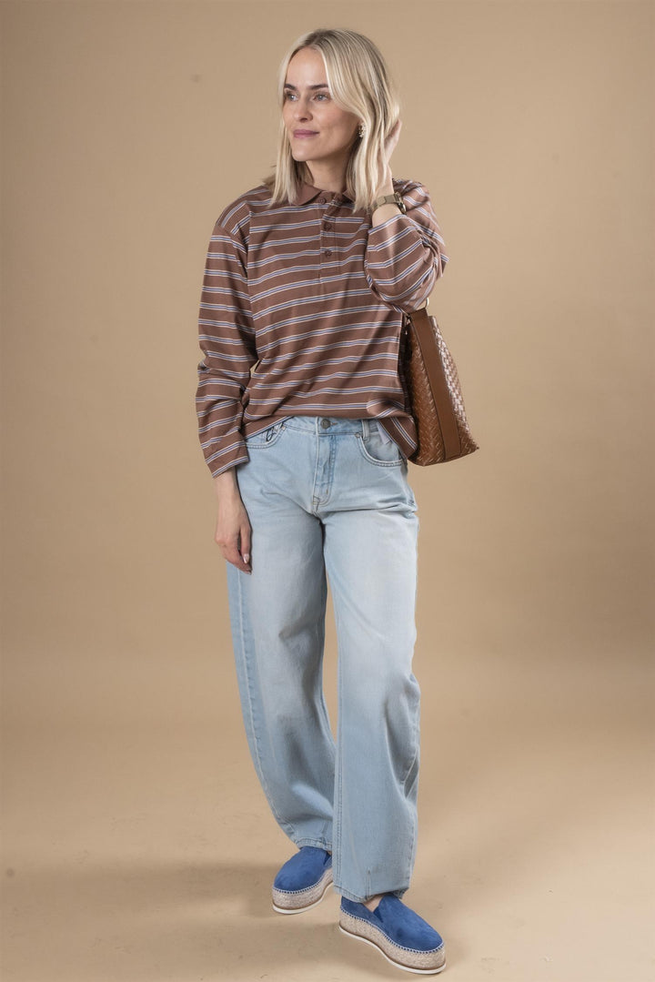 Lucy 139 Loose Barrel - Baby Blue Wash
