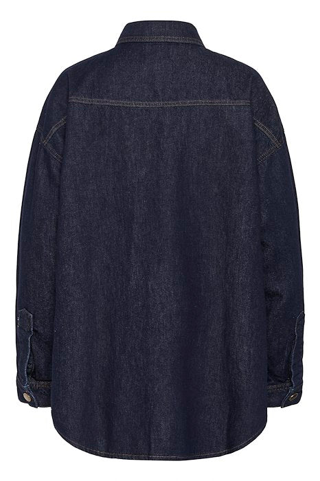 Malo 143 Shirt - Dark Blue Un-Wash