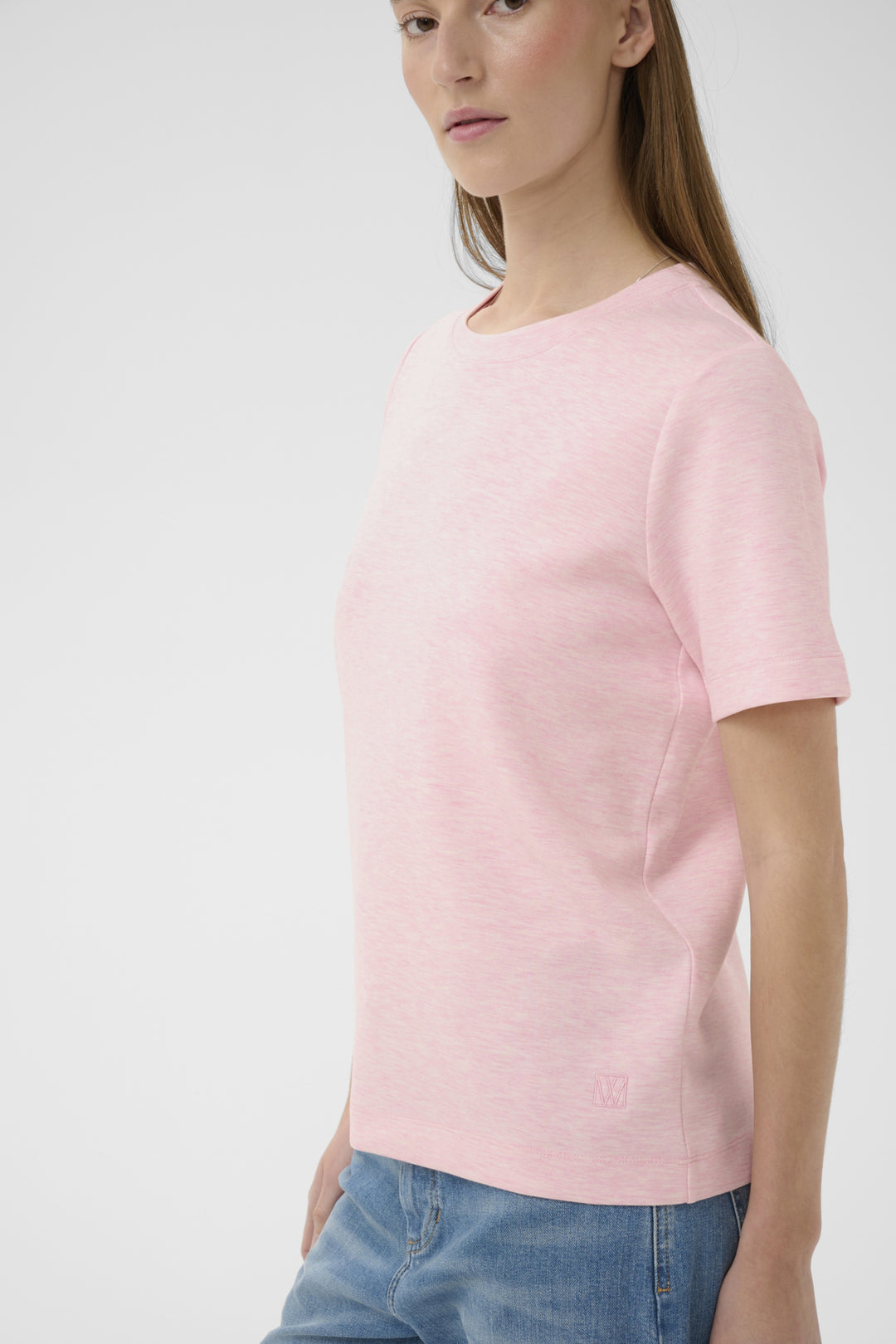 Vincent Melange Karmen T-Shirt - Candy Pink Melange