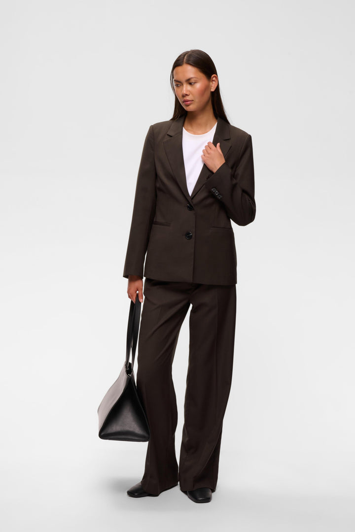 CADIE MEL CORE PANT - Chocolate Brown Melange