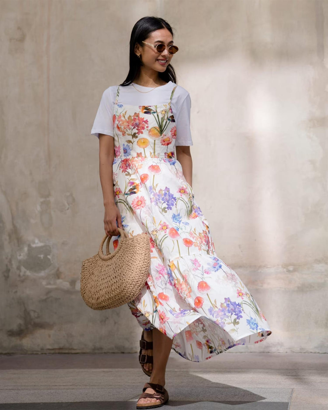 Brooklyn Fairy Midi Dress- Offwhite