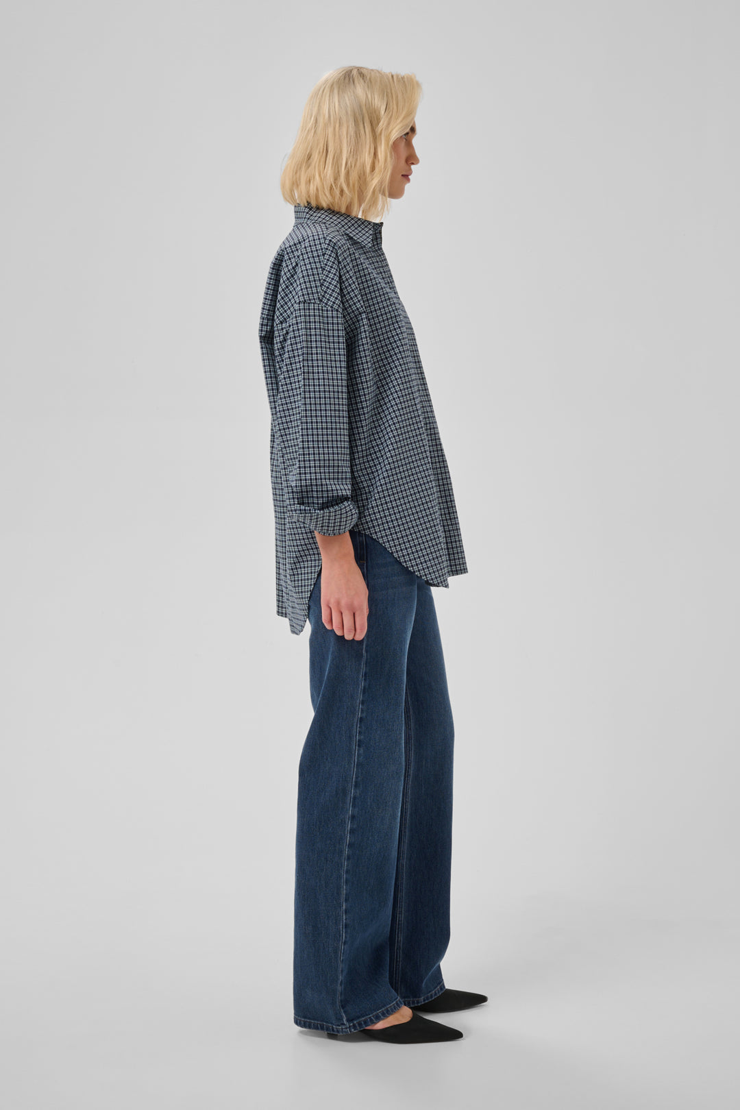 05 THE LOUIS 139 HIGH WIDE - Dark Blue Retro Wash