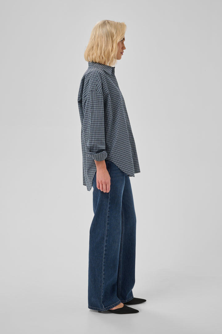 05 THE LOUIS 139 HIGH WIDE - Dark Blue Retro Wash