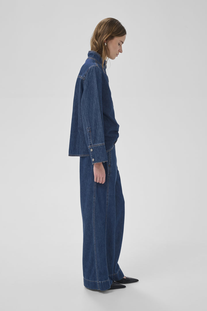 Hilma 171 X-Wide Pant - Medium Blue Wash