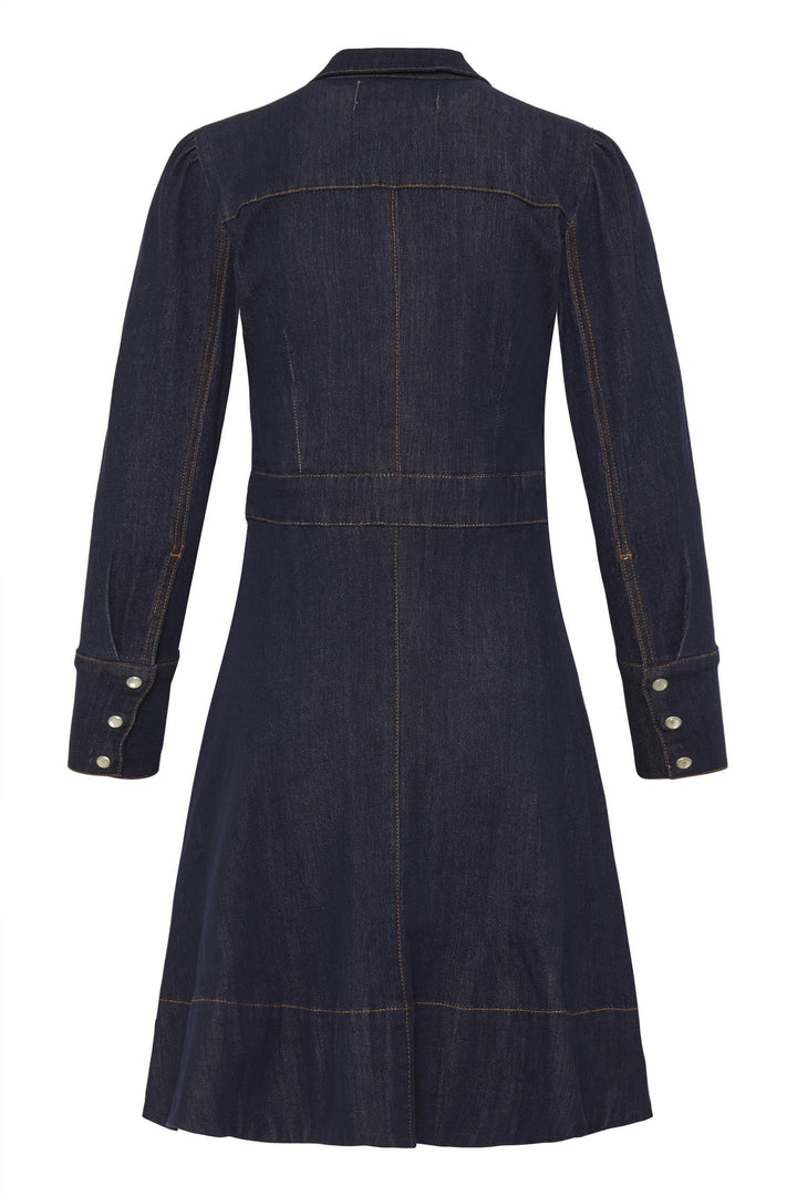 BYKANEA SHIRT DRESS - Dark blue denim
