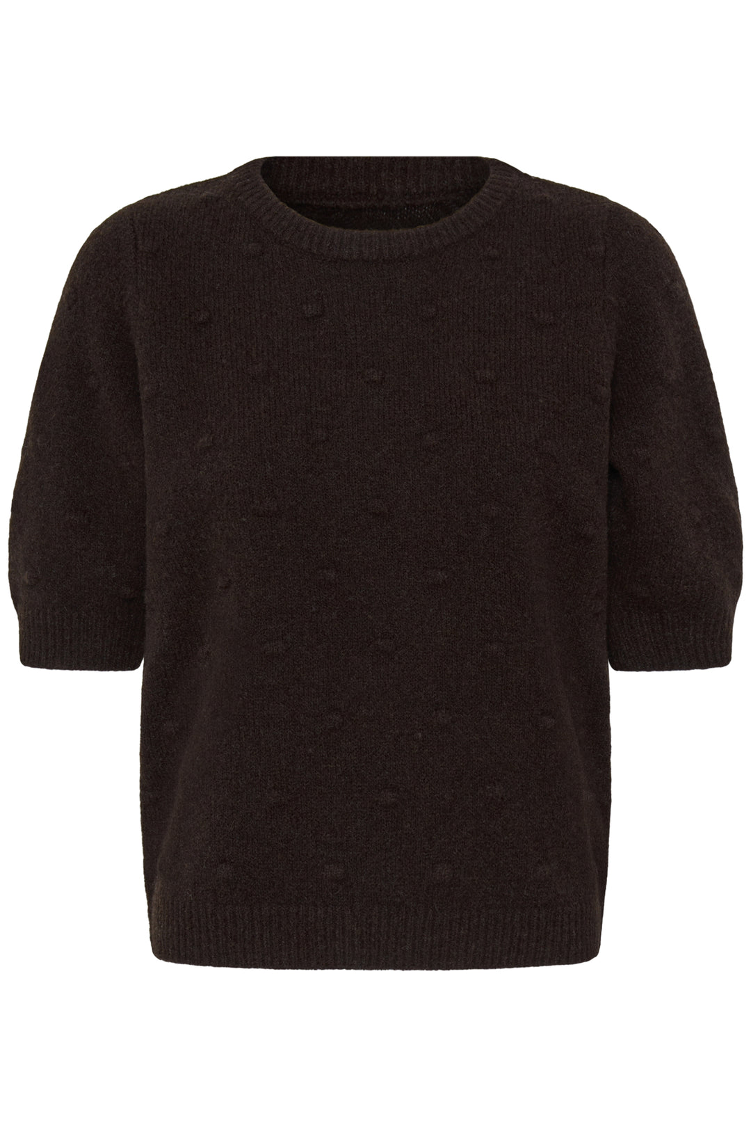 PZDAGMAR Short Sleeve Knit - Espresso Melange