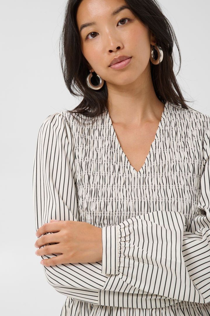 Dewa Blouse - Black Stripe