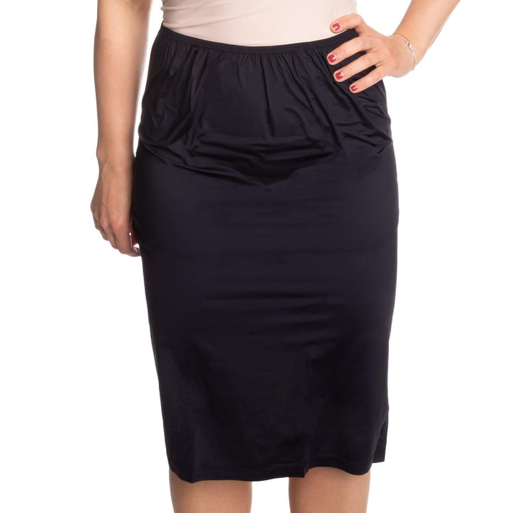 Slip Skirt Long - Underskjørt - Black