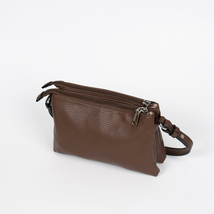 Harper Dobbel Clutch - Brown