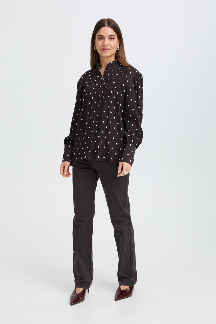 PZEVITA SHIRT - Espresso