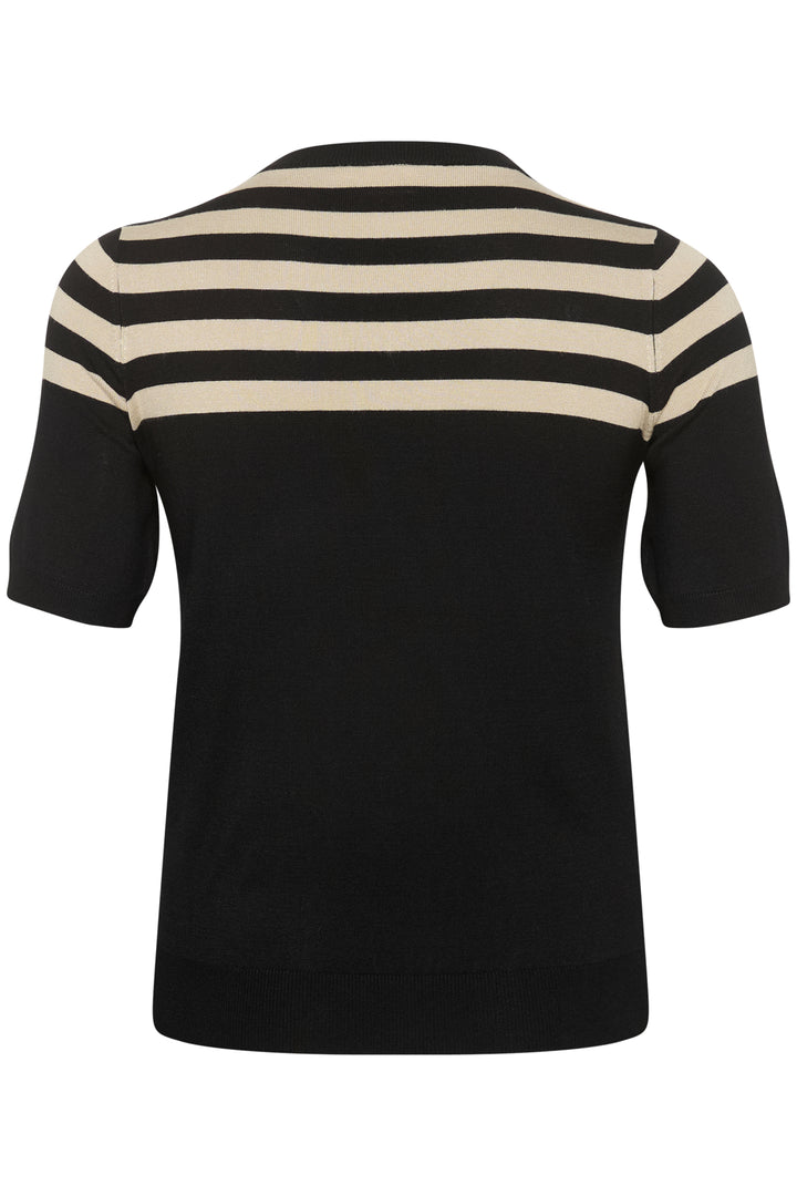 KClizzy Striped Pullover - Black/Feather Gray Half Stripe