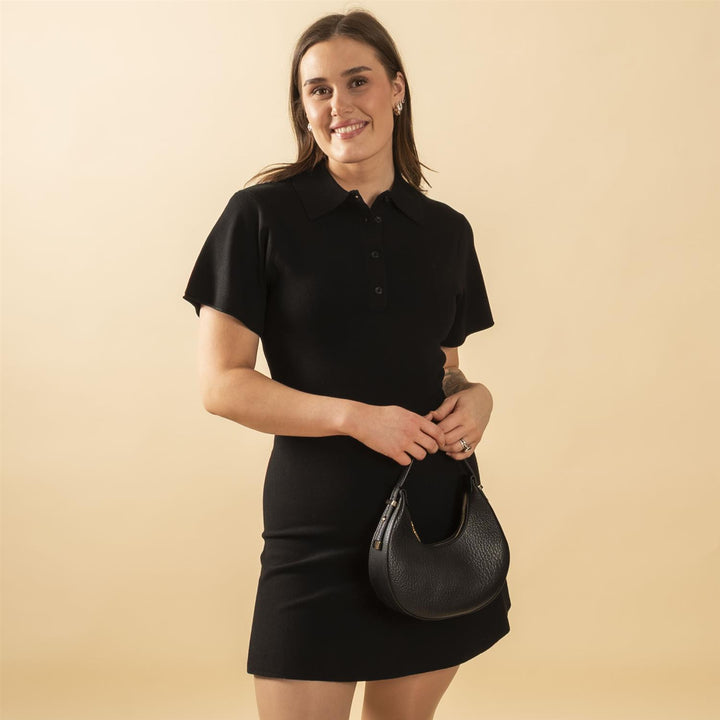 Stinna Knit Dress - Black