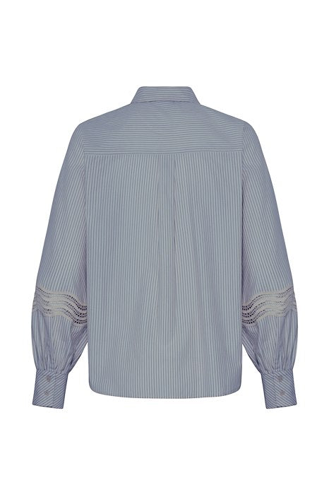 FRYARA Shirt - BLUE BLIZZARD STRIPE