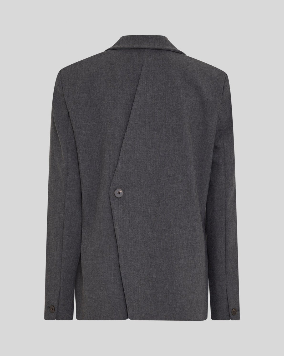Inge Henrike Loose Blazer - Dark Grey Melange