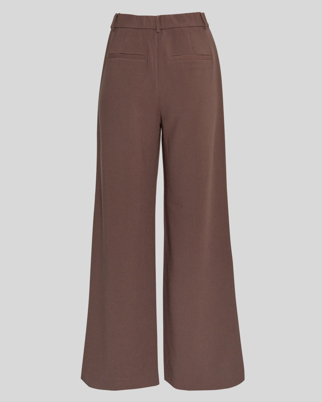 Macy Michelle HighWaist Wide Pant Long - Hot Fudge