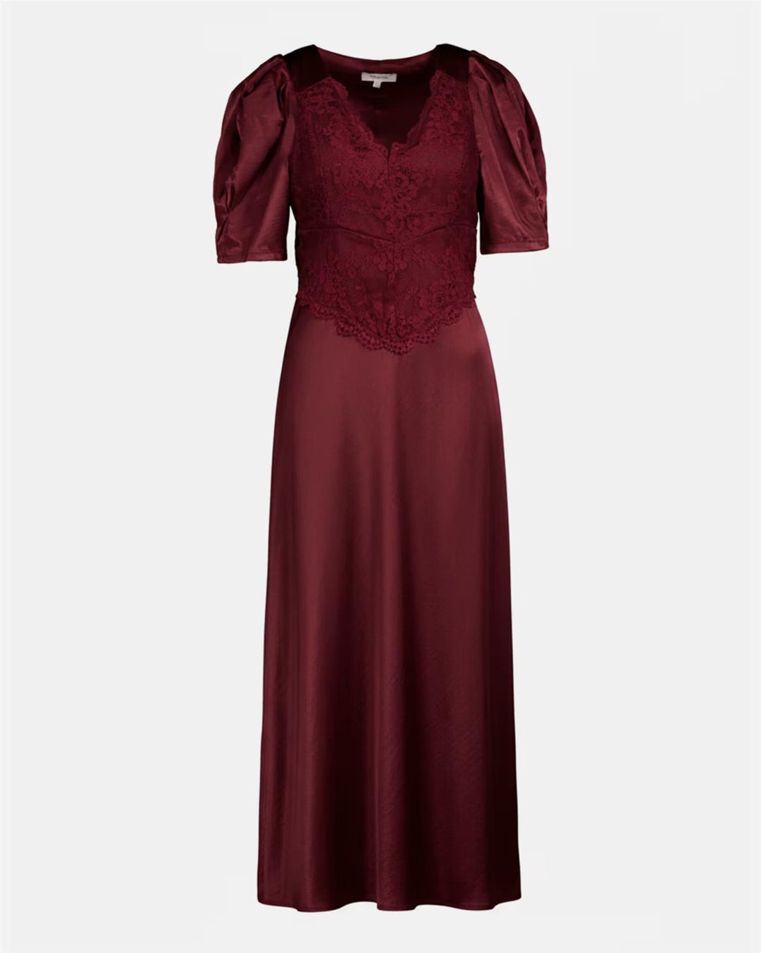 Vaiana Long Dress - Deep Cherry