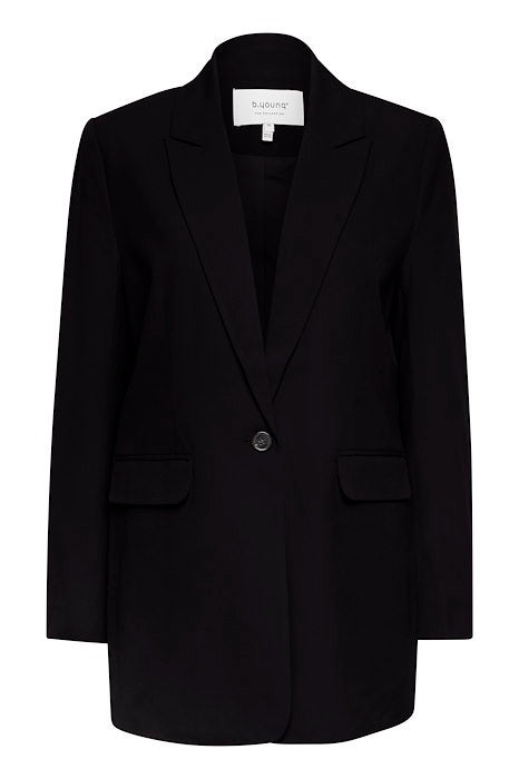 BYDANTA BLAZER - HEAVY WOVEN - Black