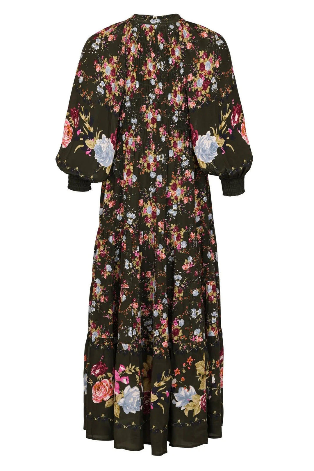 Bohemian Shift Dress - Forest Bouquet