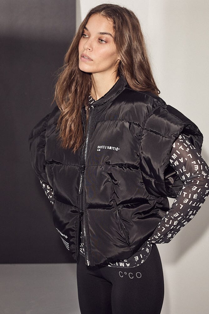 Mount Puffer Vest - Black