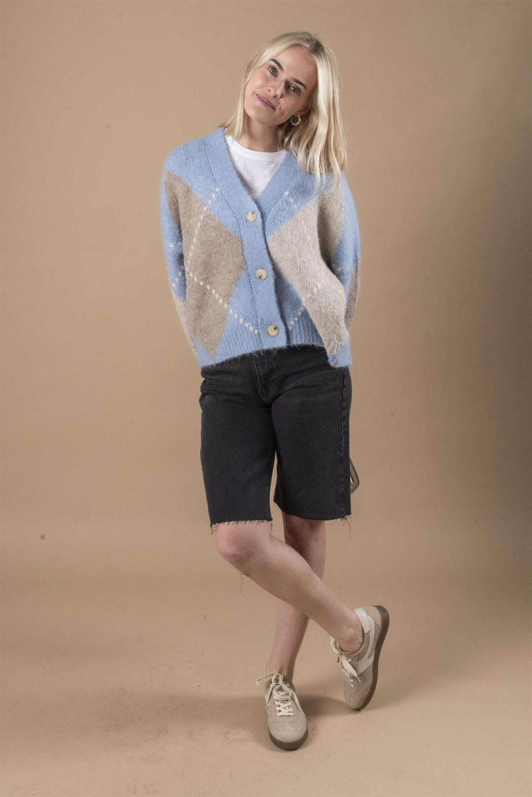 LouisMW 139 High Long Shorts - Black Retro Wash