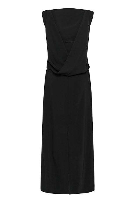 Mille Waterfall Dress - Black