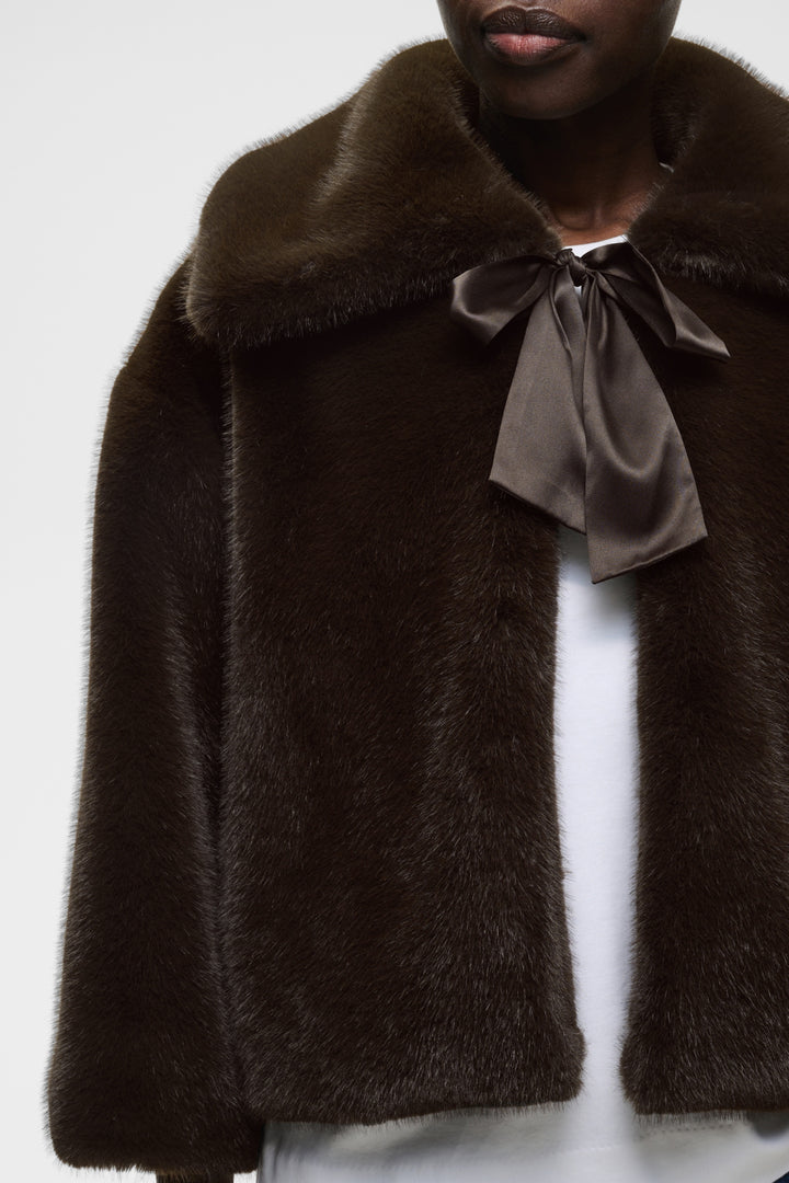 YASMINAH JACKET - Chocolate Brown