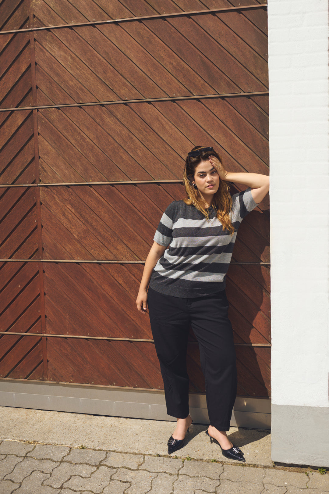 KCsakira Cropped Pants - Black Deep