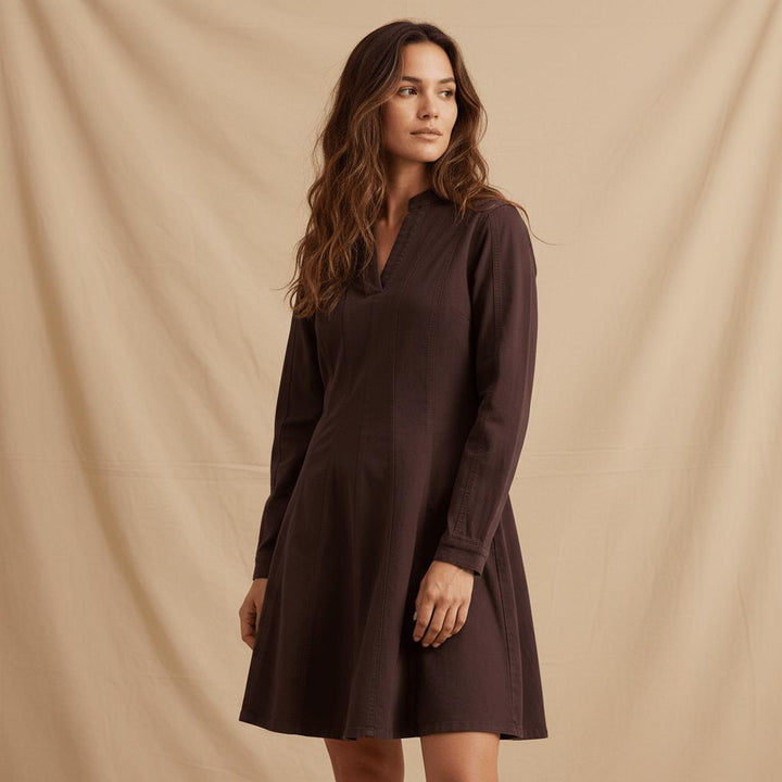 Annelisa Short Dress - Chocolate