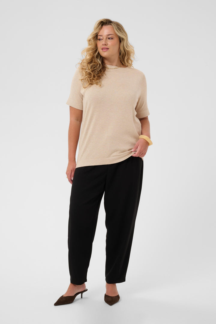 KClizzy Boatneck Pullover - Feather Gray Melange
