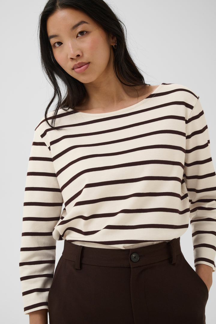 Nela T-shirt - Mole Stripe