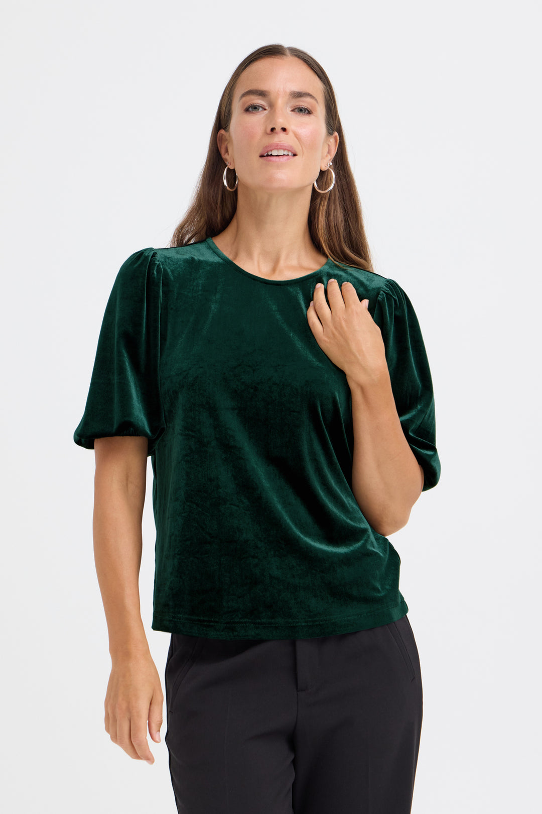 PZBARBARA BLOUSE - Scarab