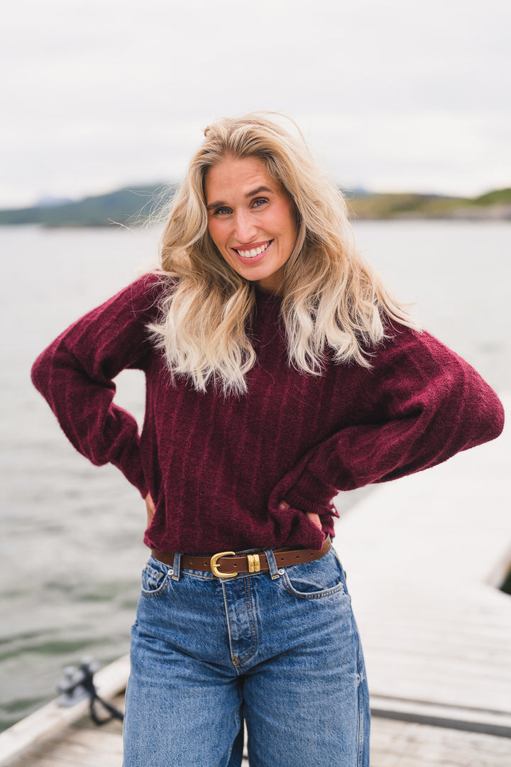 Mira Amalie Pullover - Choco Truffle