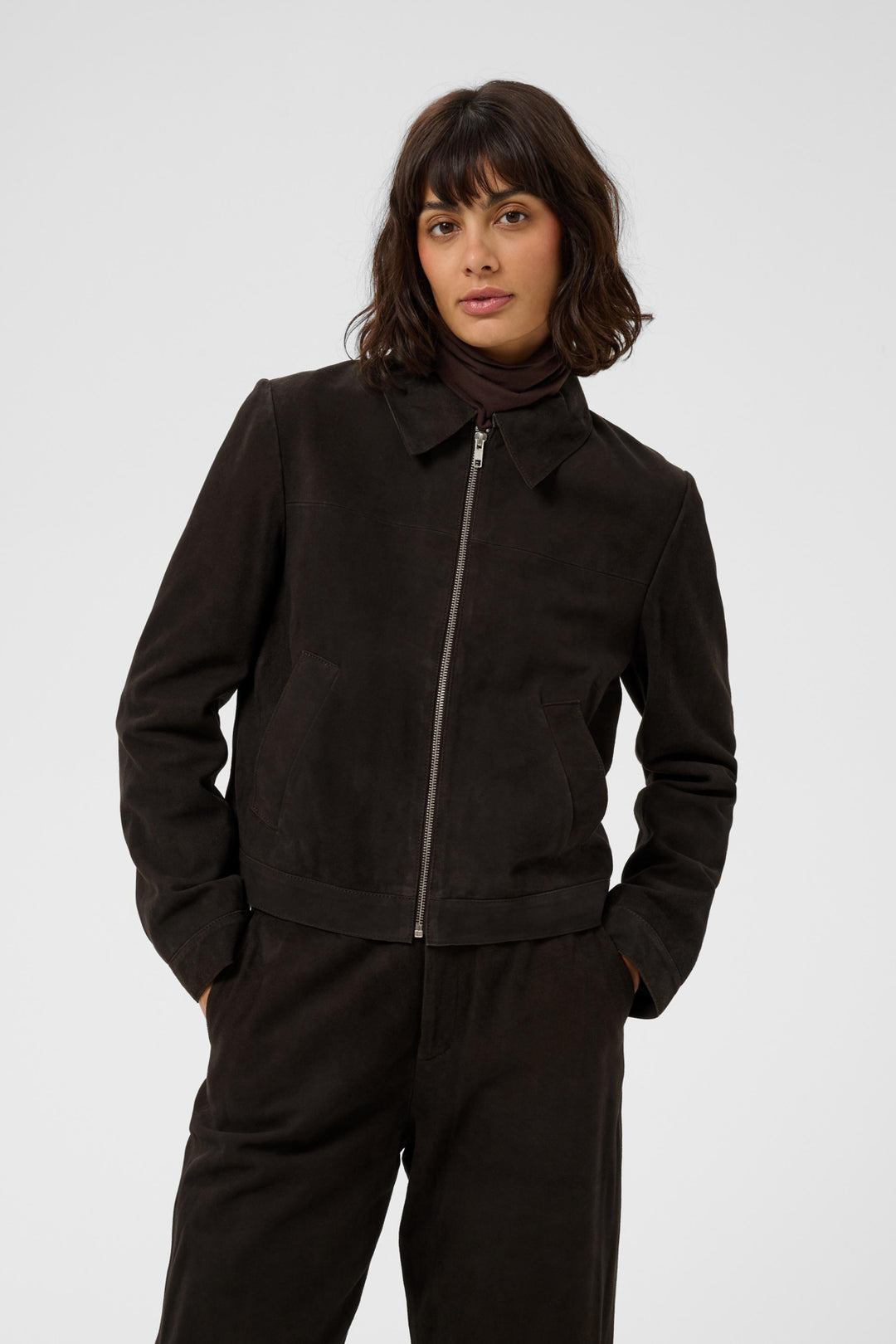 Carynn Leather Jacket - Mole&