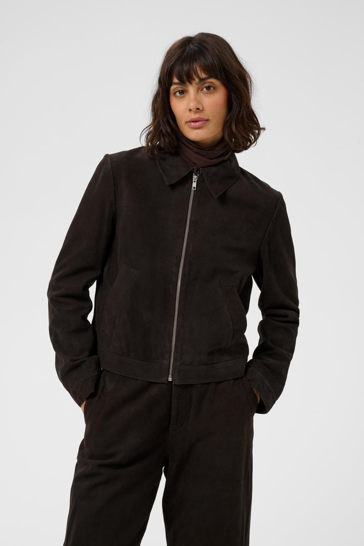 Carynn Leather Jacket - Mole&