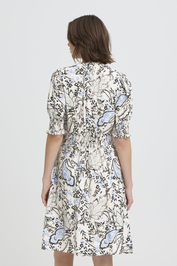 FRARIANA Dress 18 - FEMI BOUQUET GRAY MORN