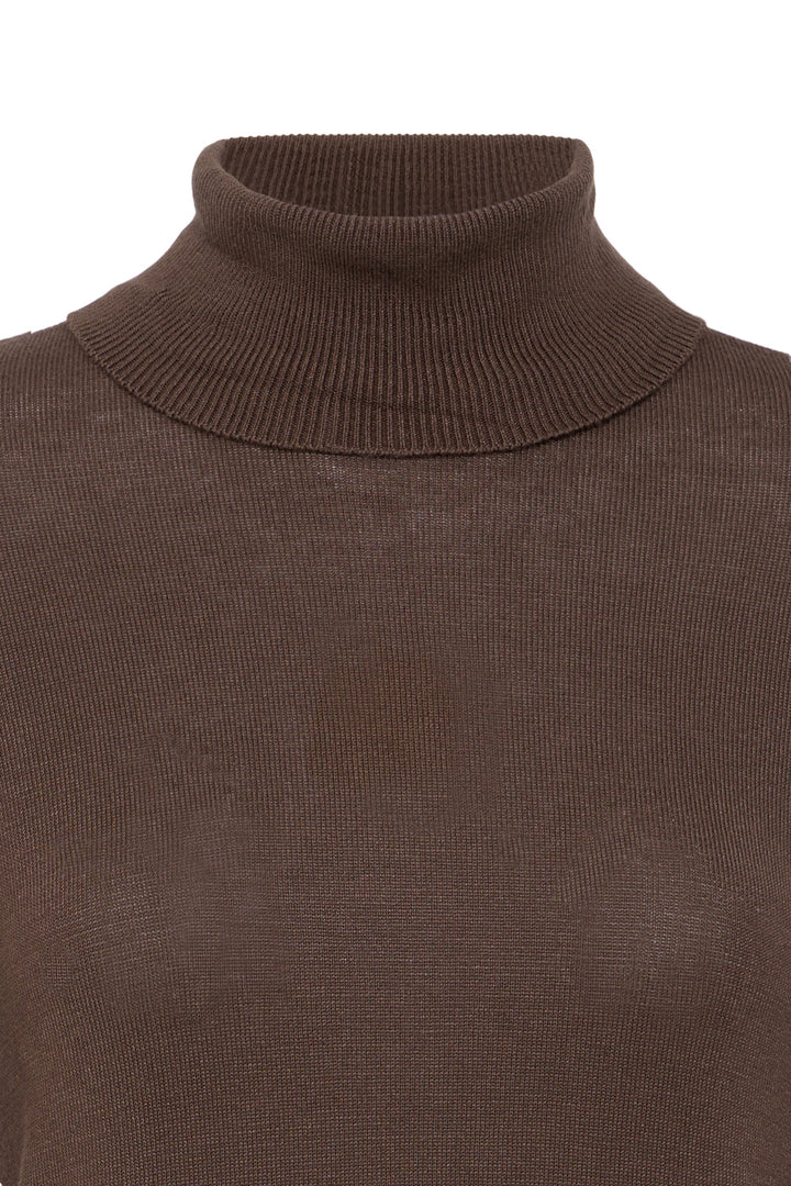 FRMARY Knit Polo - Hot fudge