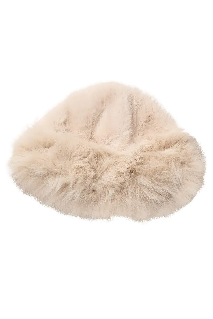 PenzaCC Fur Hat - Bone