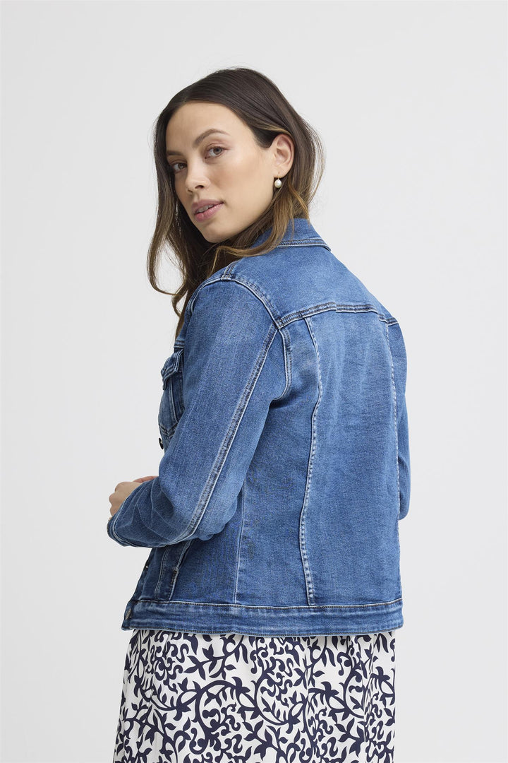 SKYE DENIM JACKET - Denim Blue