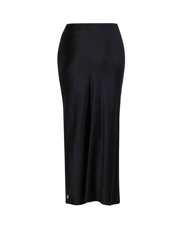 Satin Skirt - Black