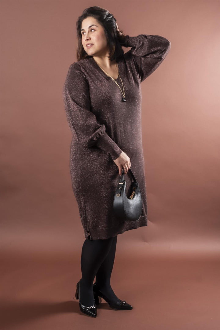 KCregitta Knit Dress - Black Coffee