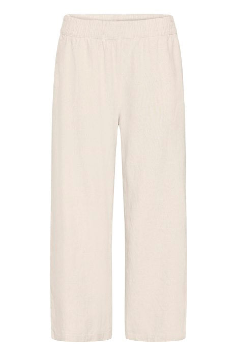 BYFALAKKA Crop Pant - Rainy Day Melange