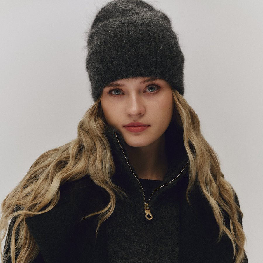 Silje Chunky Hat - Brown
