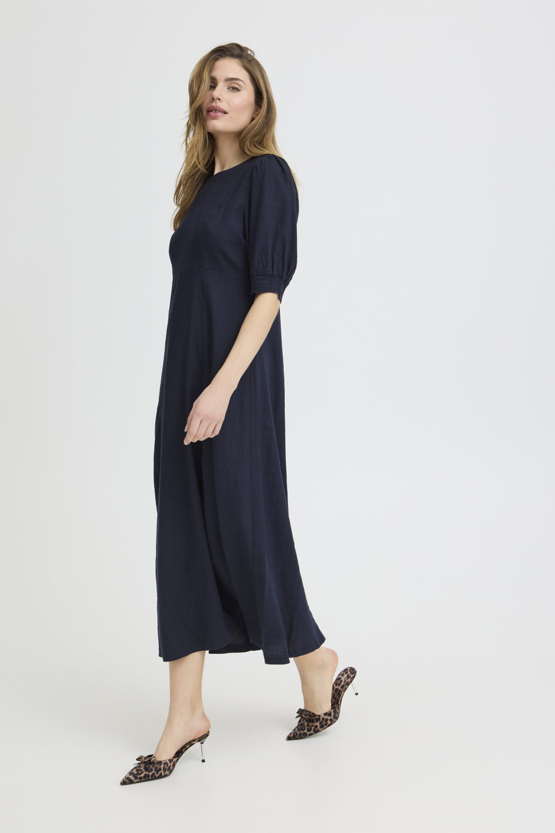 PZLUCA LONG DRESS - Dark Sapphire