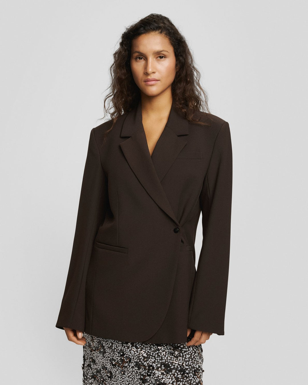 Vega Loose Blazer - Mole