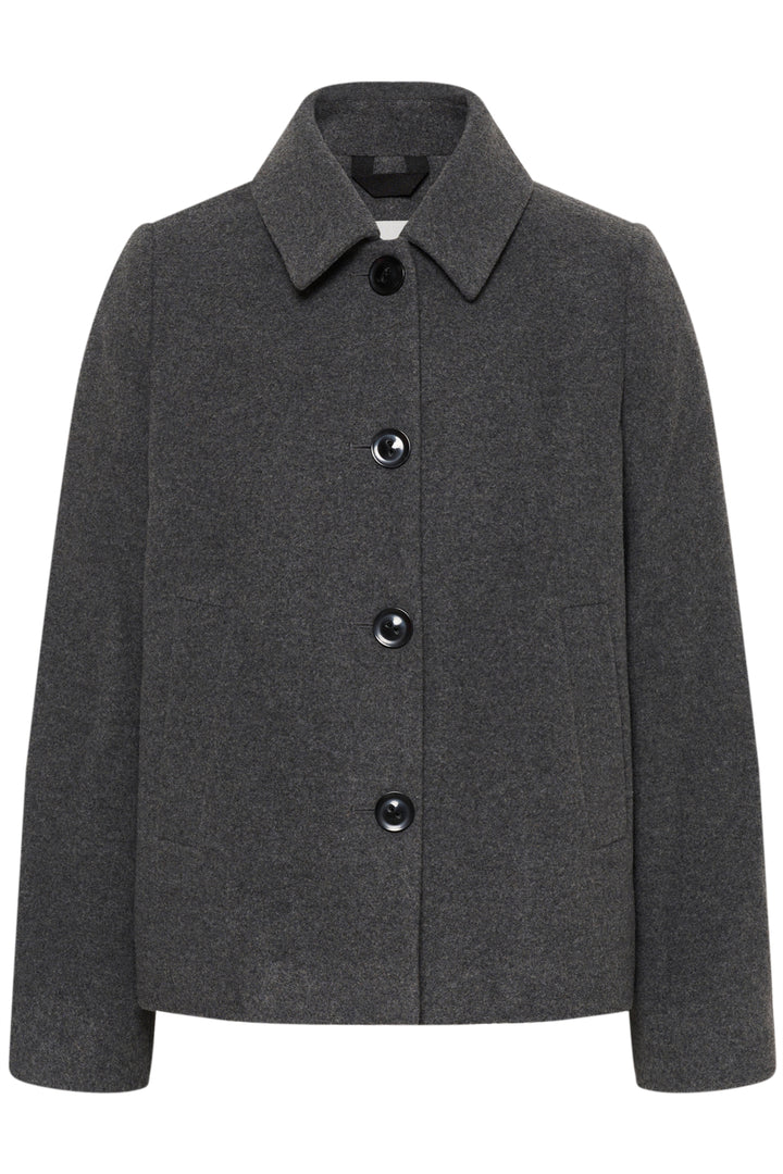 Lamilla Outerwear - Medium Grey Melange