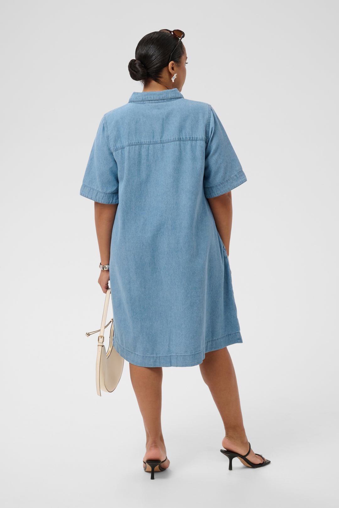 KCjada Dress - Medium Blue Chambray