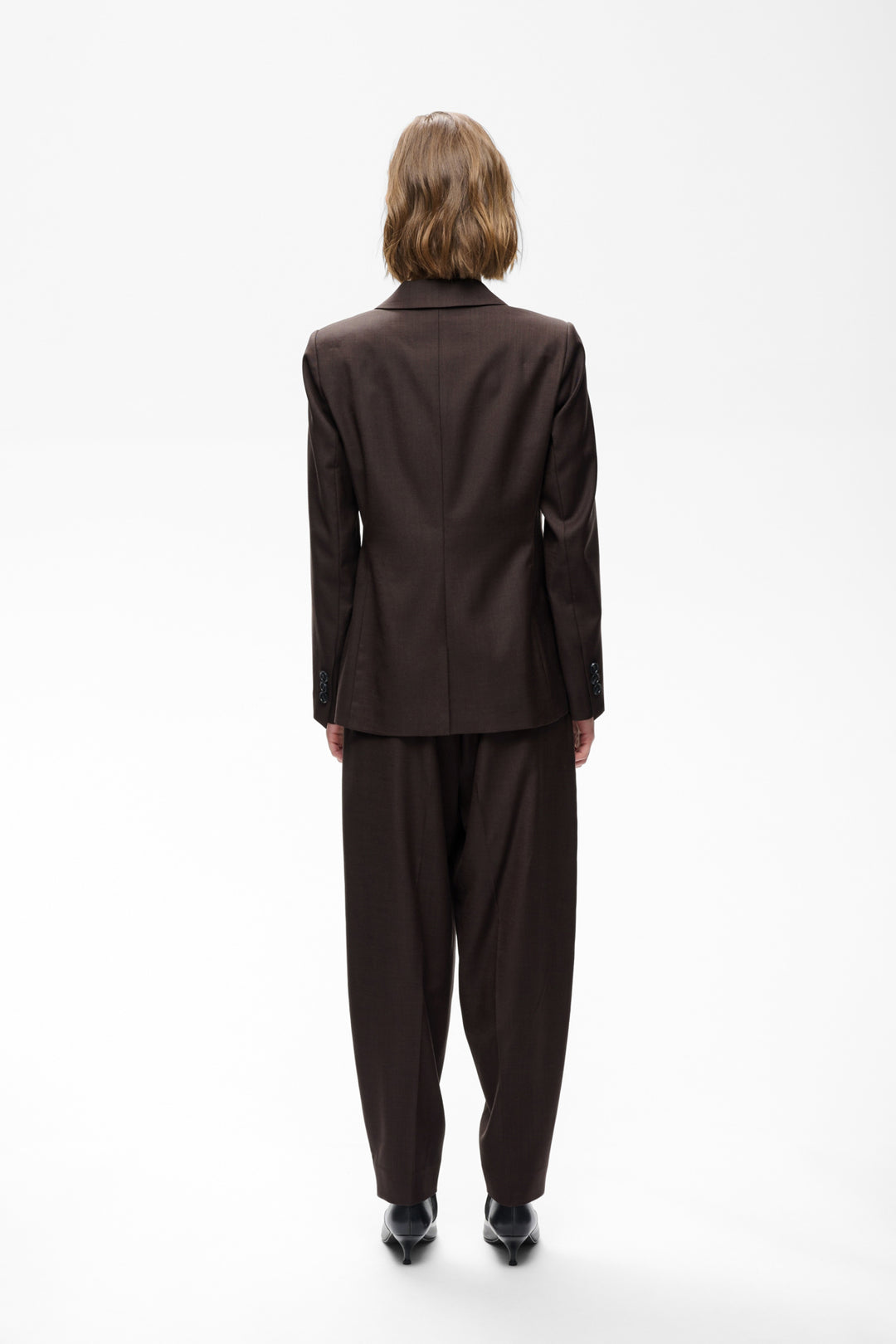 CADIE MEL CORE BLAZER - Chocolate Brown Melange